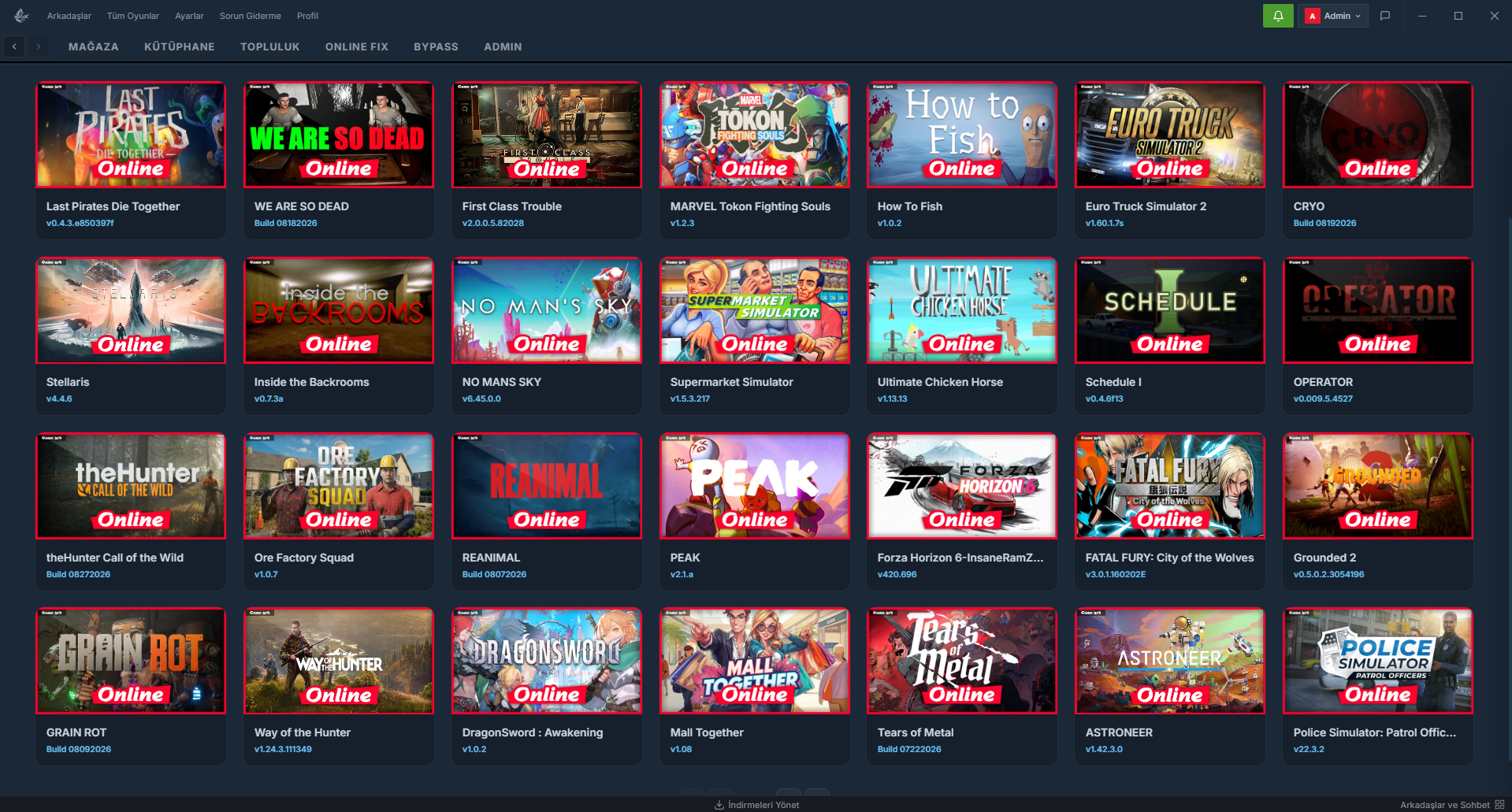 Steam Tema Tasarımlı RedX AltFix Ekran Görüntüsü